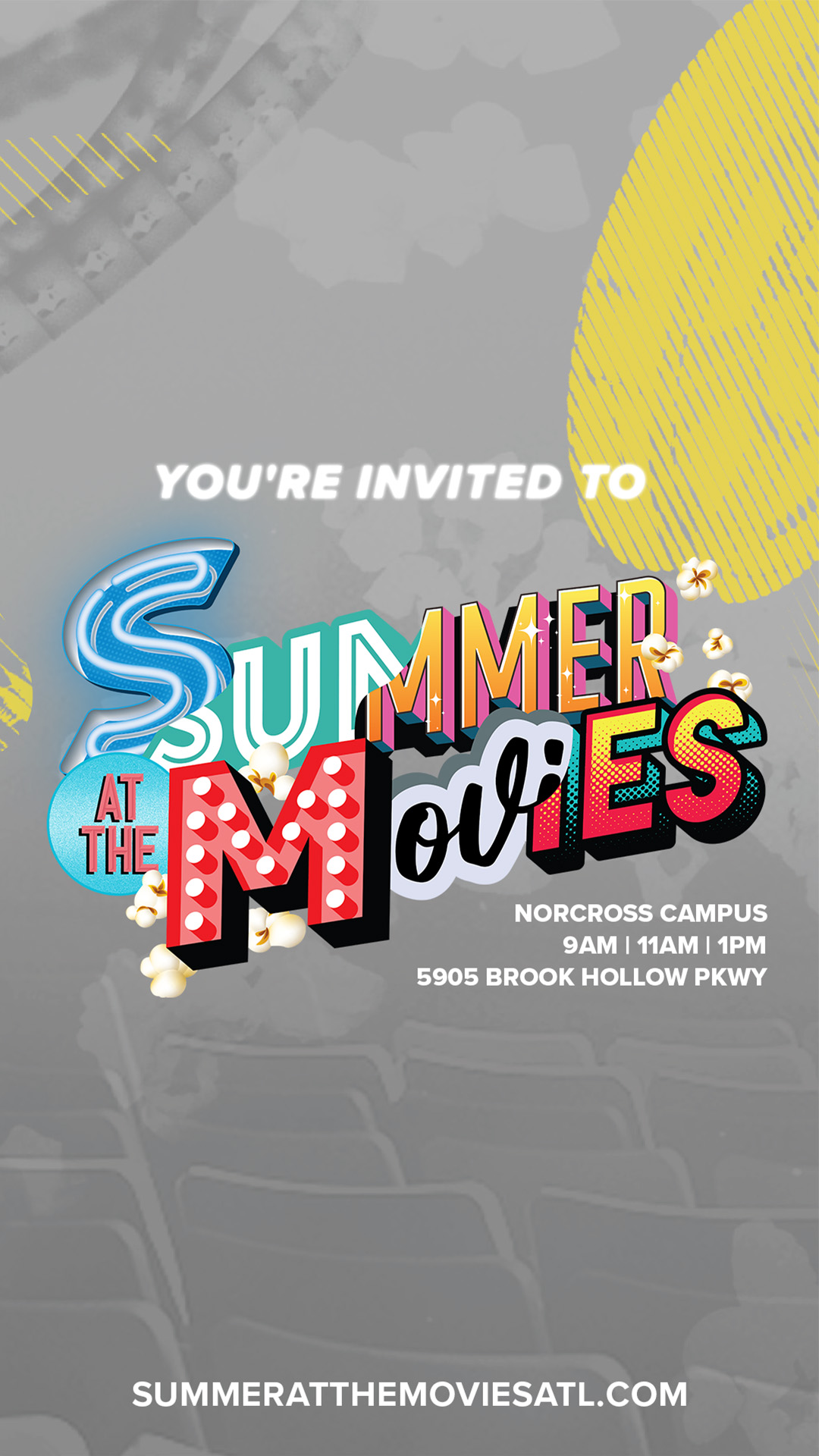 Victory Church Norcross - Summer At Movies 2022 - Social Graphic